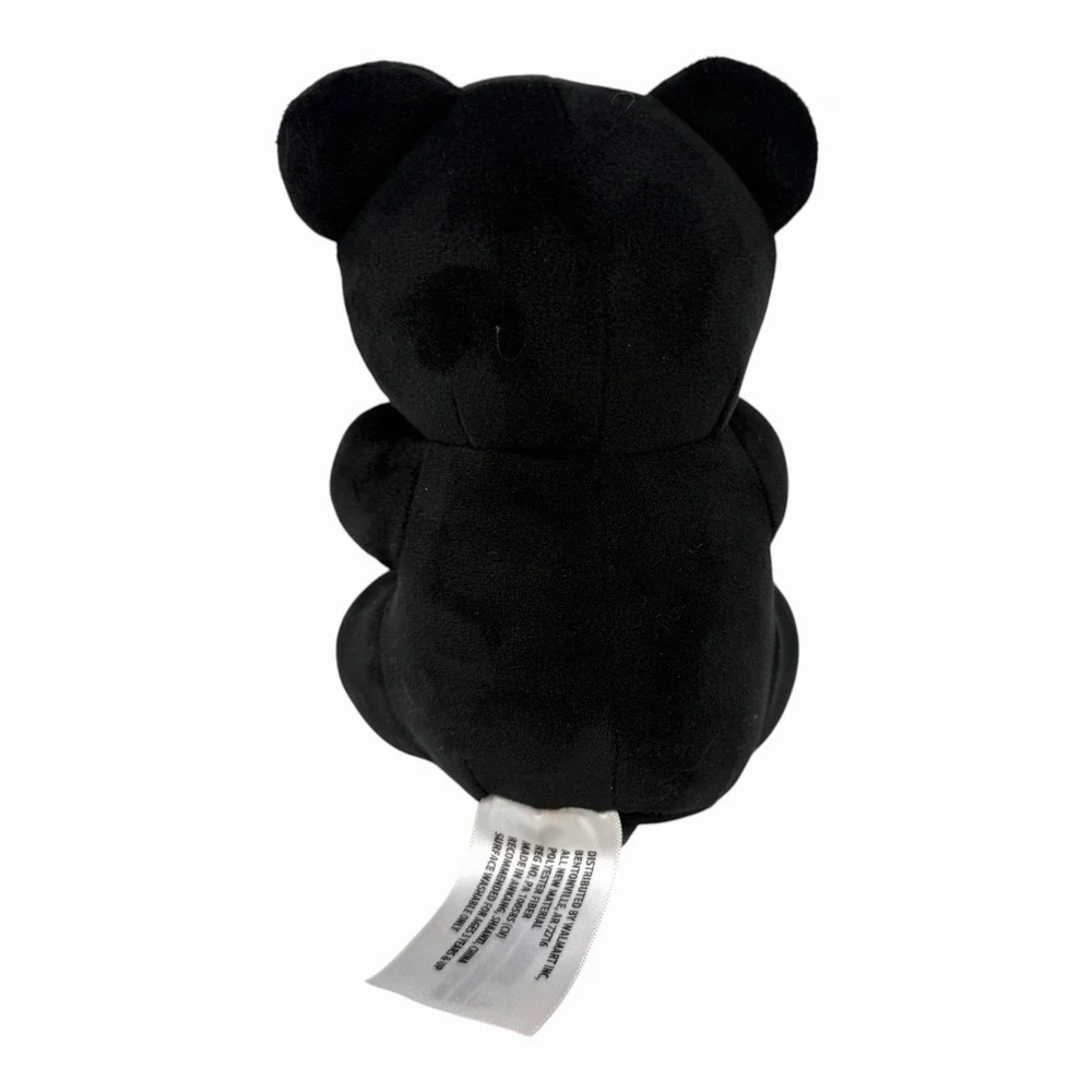 Walmart Way to Celebrate Halloween Gummy Bear Plush Black Skeleton Ribs‎ Spooky